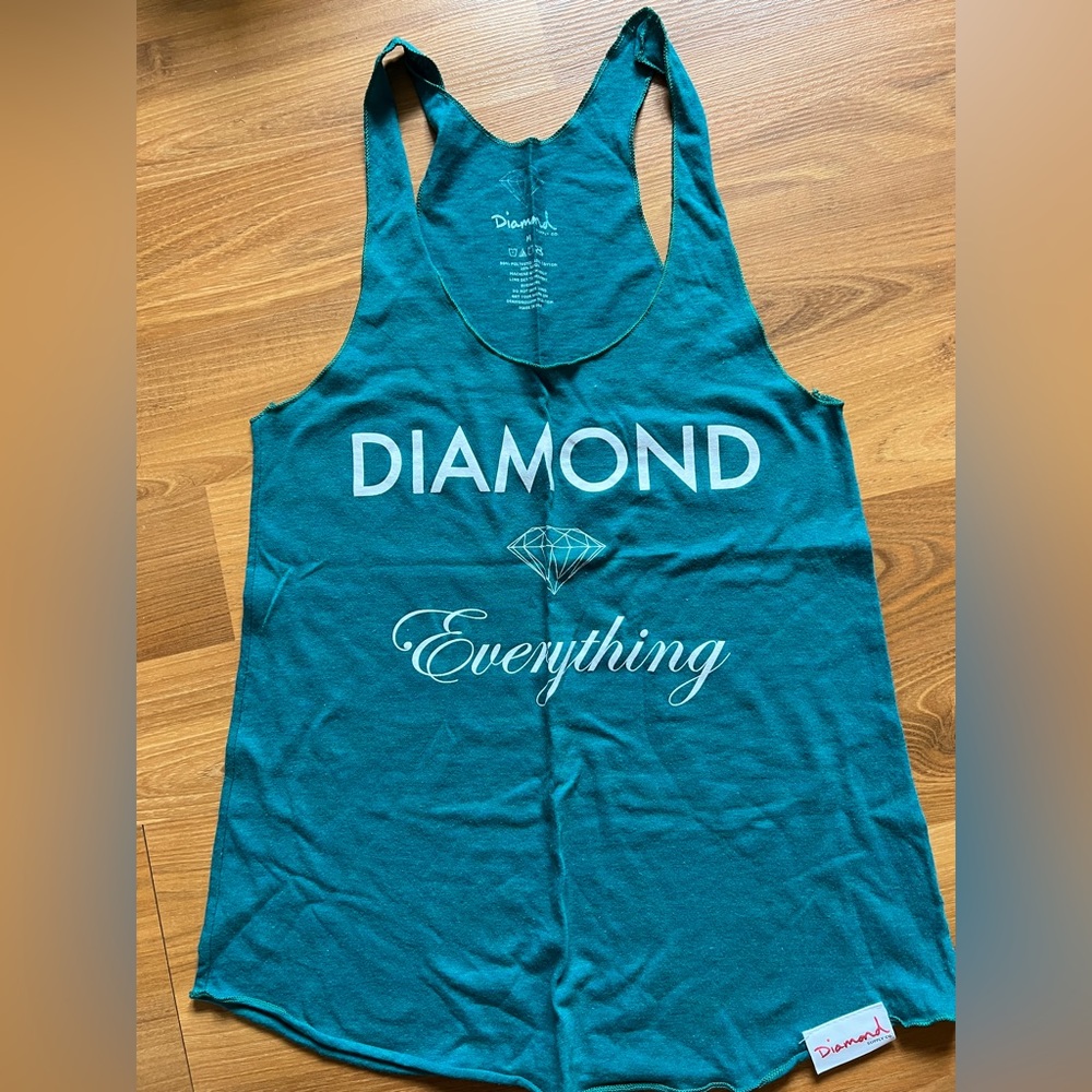 Teal Diamond Supply Co tank top